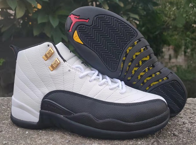 Women Air Jordan Shoes 12 Taxi [Women Cheap Jordans 12 1]